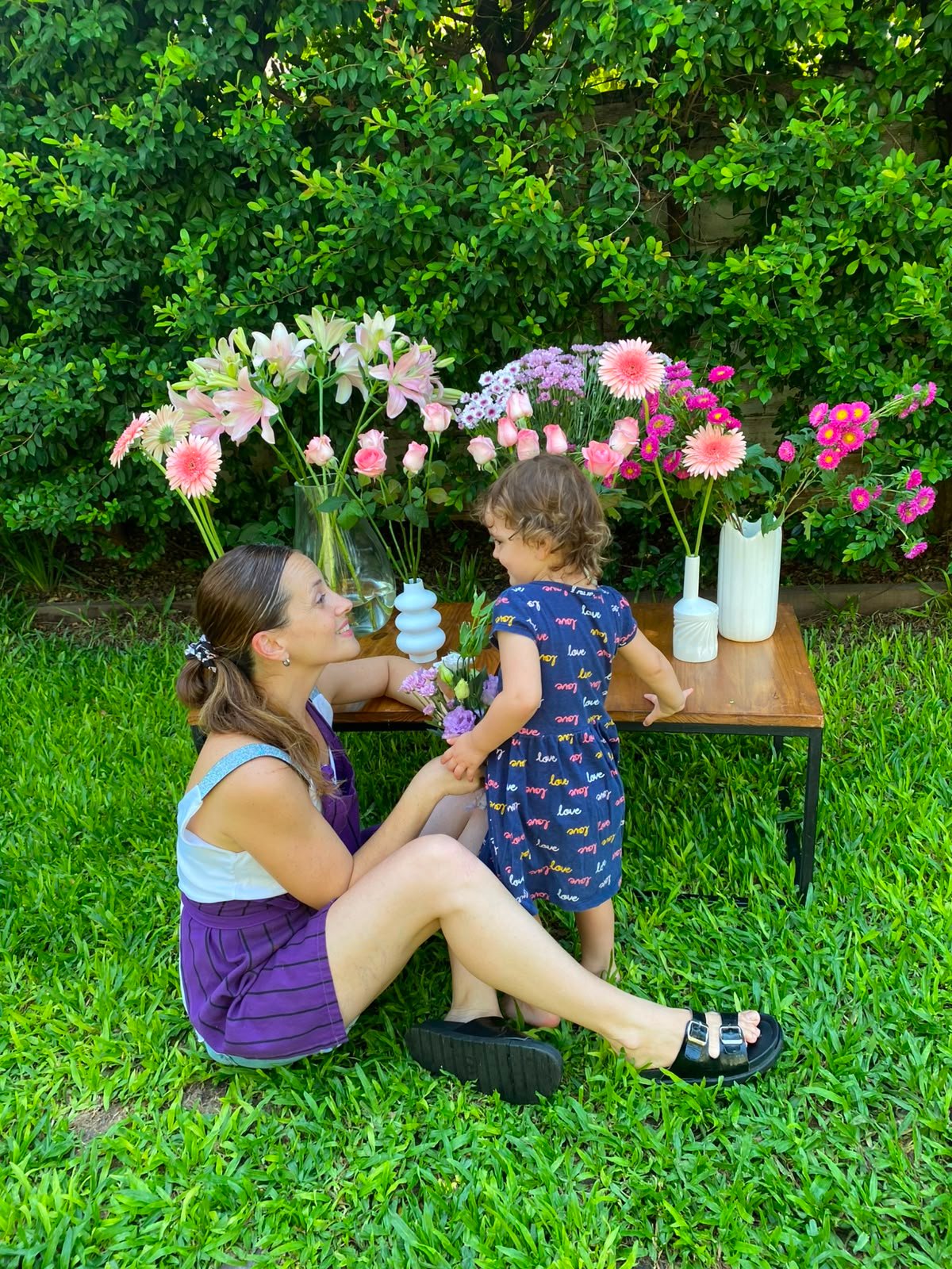 Taller floral artesanal de Rayhuen Mercado de Flores en Villa Ballester